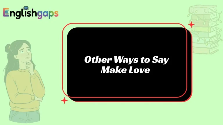 Other Ways to Say Make Love