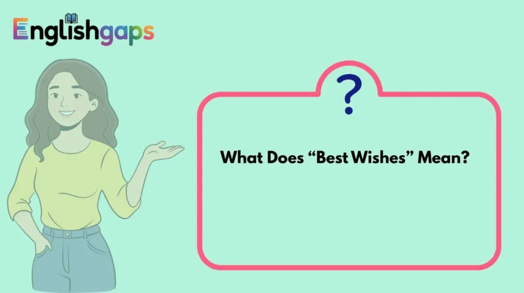 What Does “Best Wishes” Mean?
