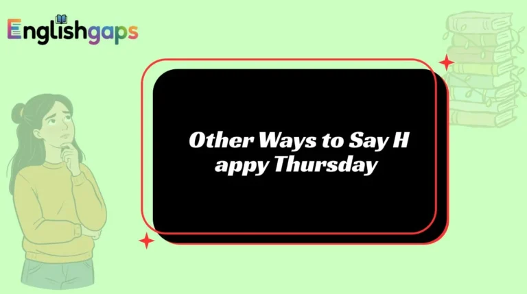Other Ways to Say Happy Thursday