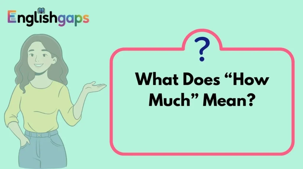 What Does “How Much” Mean?