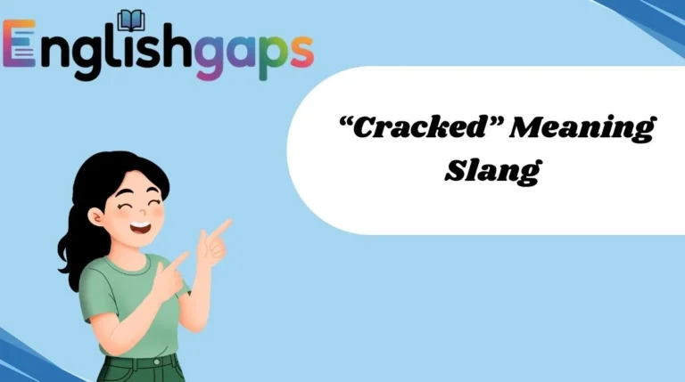 “Cracked” Meaning Slang