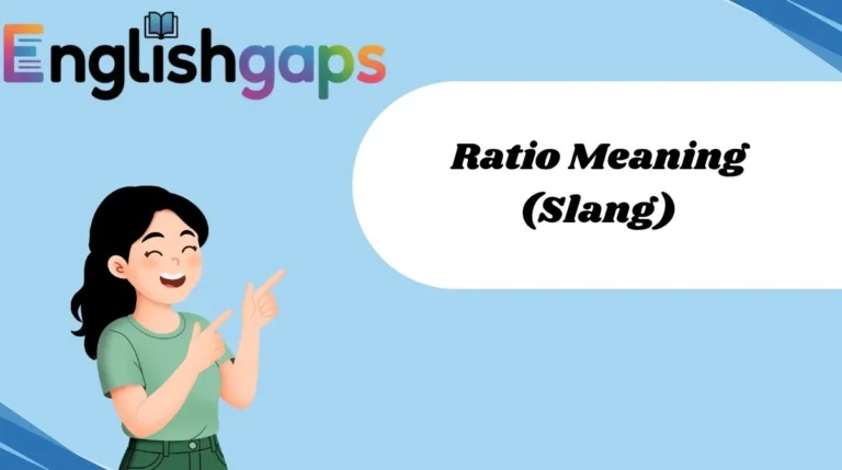 Ratio Meaning (Slang)