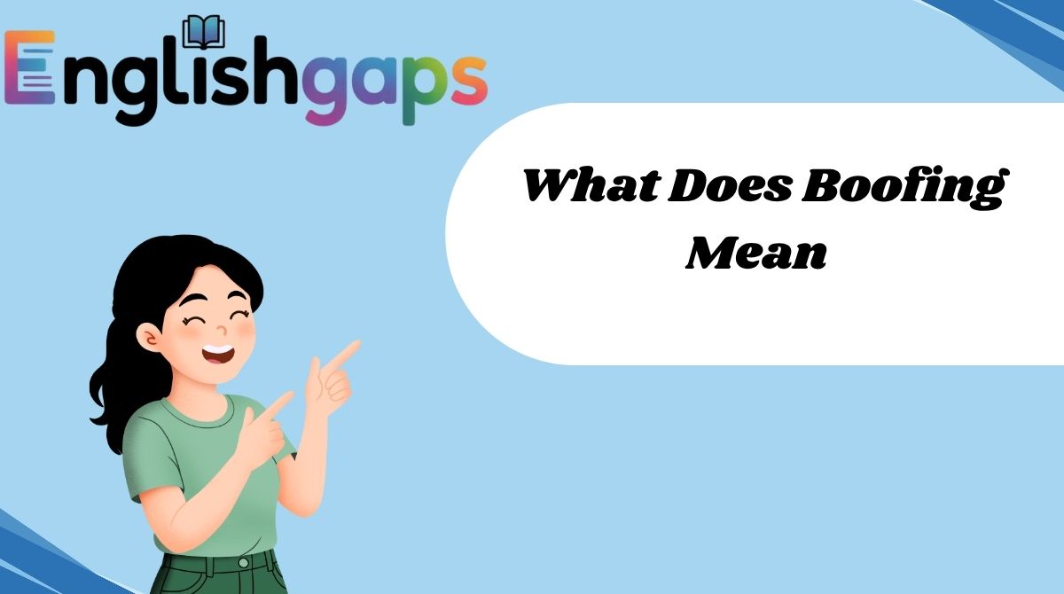 What Does Boofing Mean