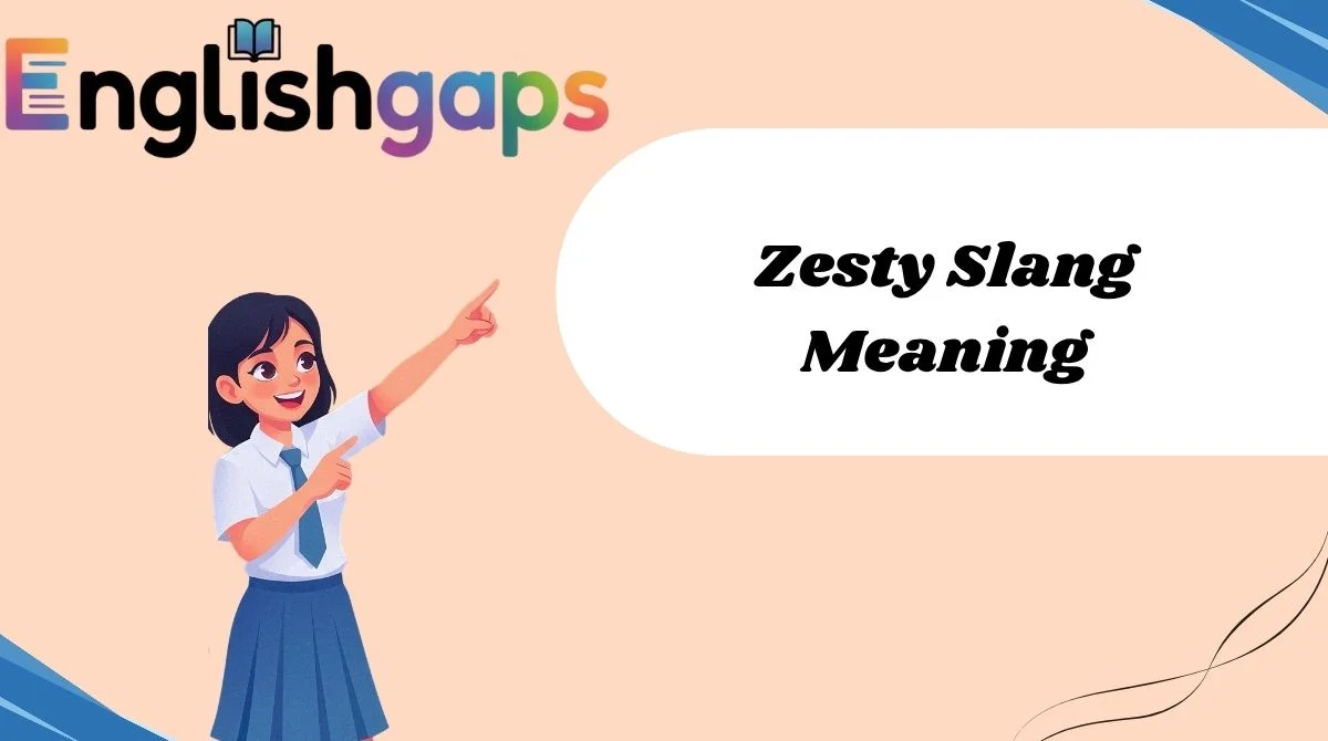 Zesty Slang Meaning