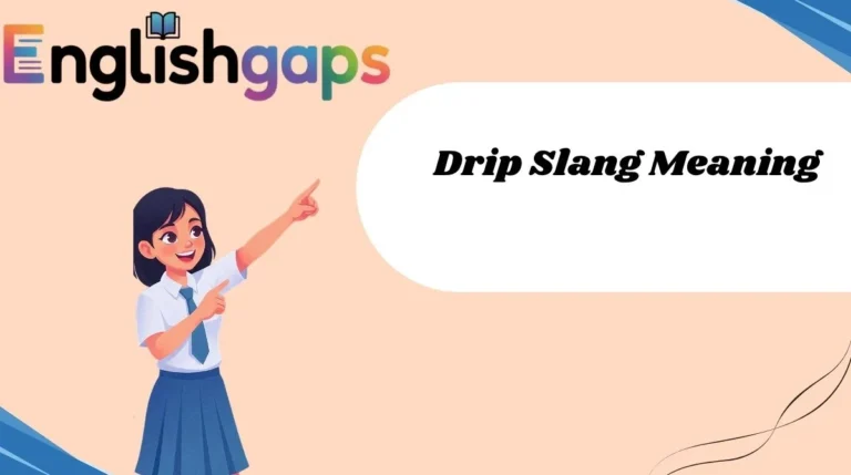 Drip Slang Meaning