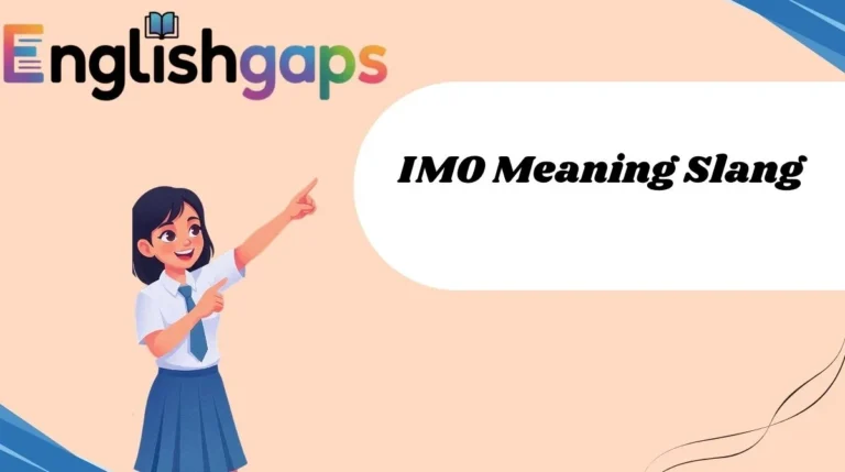 IMO Meaning Slang