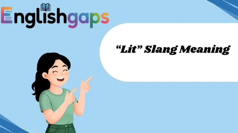 “Lit” Slang Meaning
