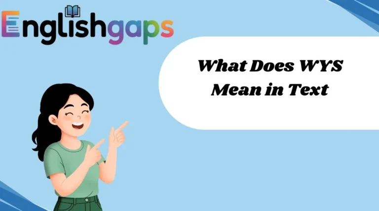What Does WYS Mean in Text