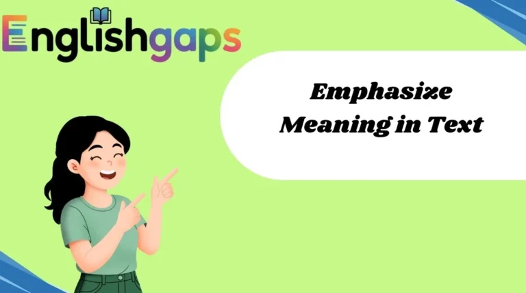 Emphasize Meaning in Text