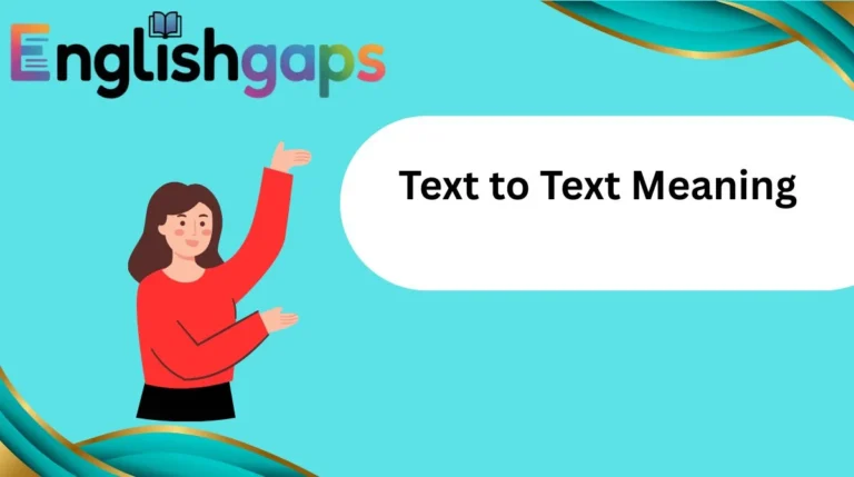 Text to Text Meaning