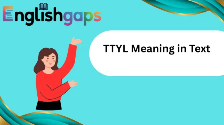 TTYL Meaning in Text